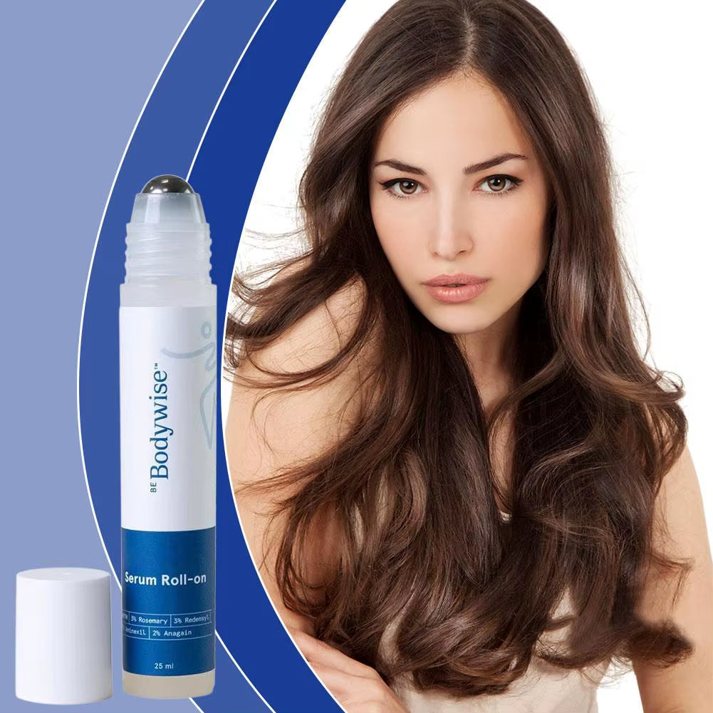 Bodywise Roll-On Ball Rosemary Hair Care Essence Efreshing Anti-Frizz Hair Serum Lasting Oil Control Strengthening Hair Care