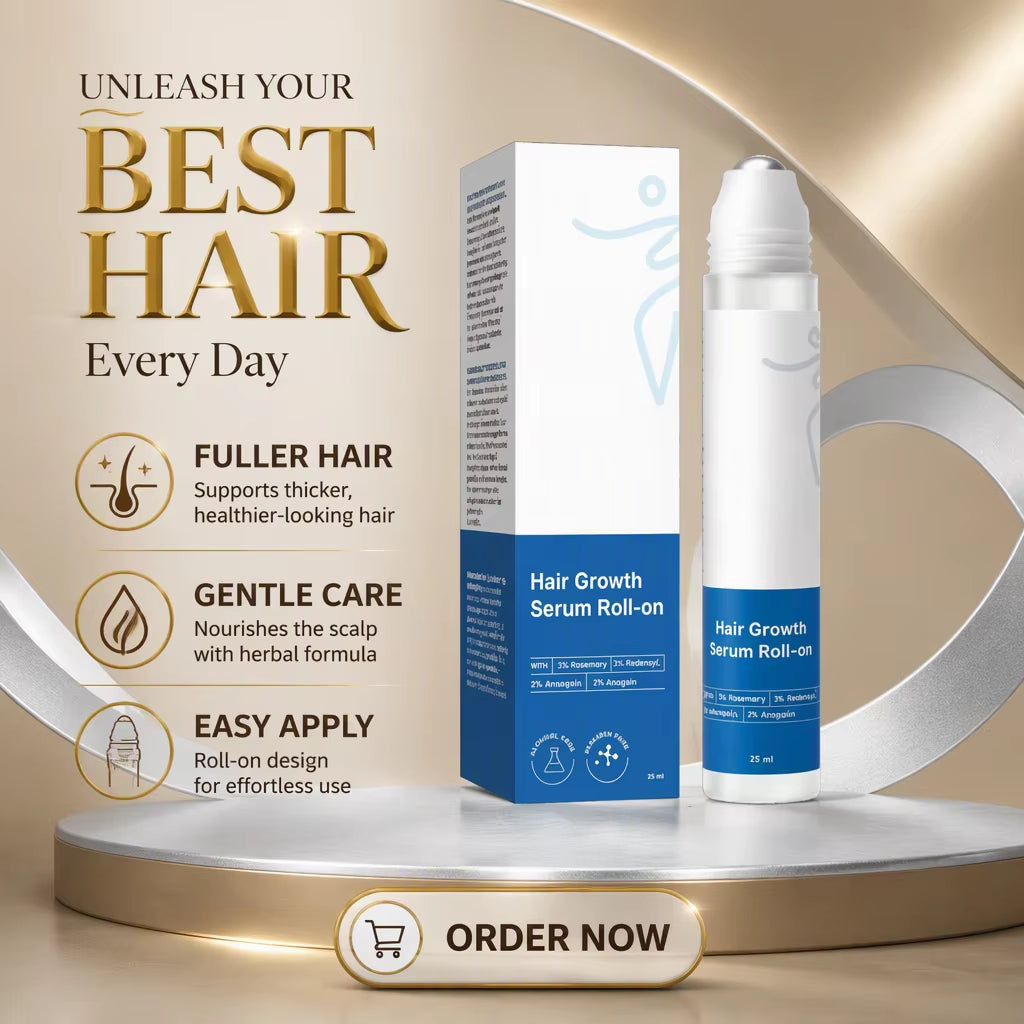 Nourishing Repair Vegan Herbal Hair Growth Oil Private Label Roll-On Fast Acting Thickening/Volumizing Concentration Formula