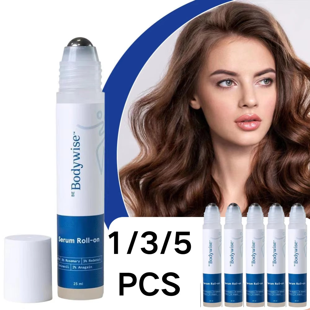 Bodywise Roll-On Ball Rosemary Hair Care Essence Efreshing Anti-Frizz Hair Serum Lasting Oil Control Strengthening Hair Care