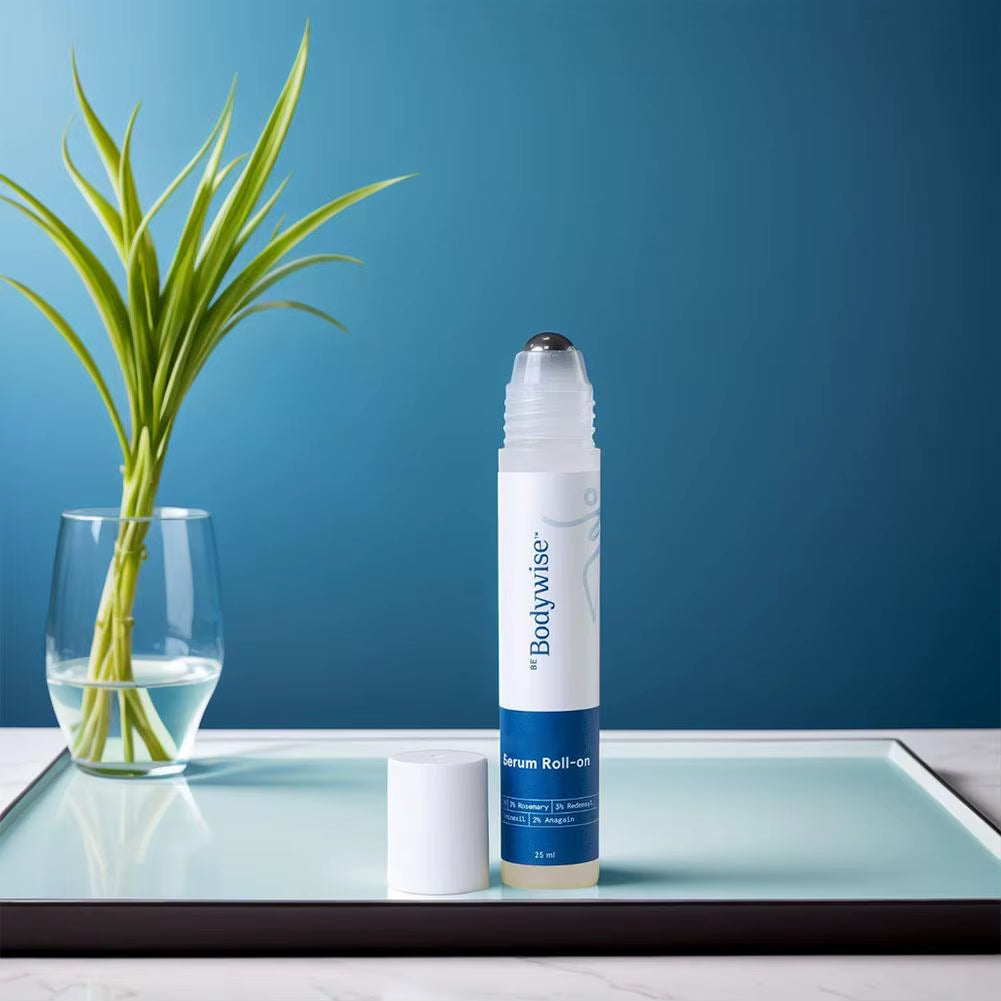 Bodywise Roll-On Ball Rosemary Hair Care Essence Efreshing Anti-Frizz Hair Serum Lasting Oil Control Strengthening Hair Care